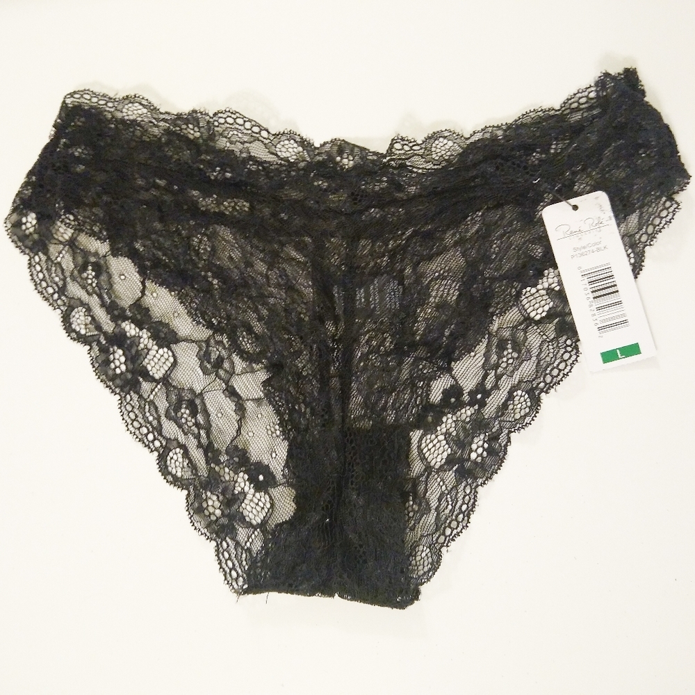 NWT Black Lacy Hipster Cheeky Panties